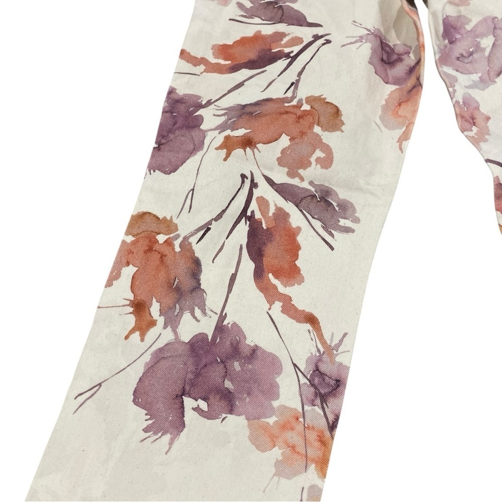 AG ADRIANO GOLDSCHMIED Womens Alexxis High Rise Floral Print Jeans Size 25R - Picture 12 of 12
